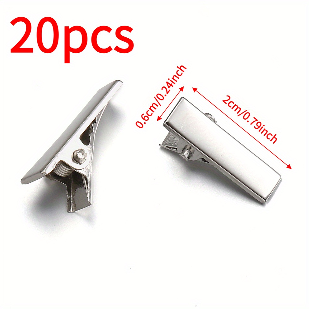 20pcs Cute Square Mini Hair Cards Hair Clips Y2k Style For Making Hair Accessories Base Can Stick Bows And Other Decorations
