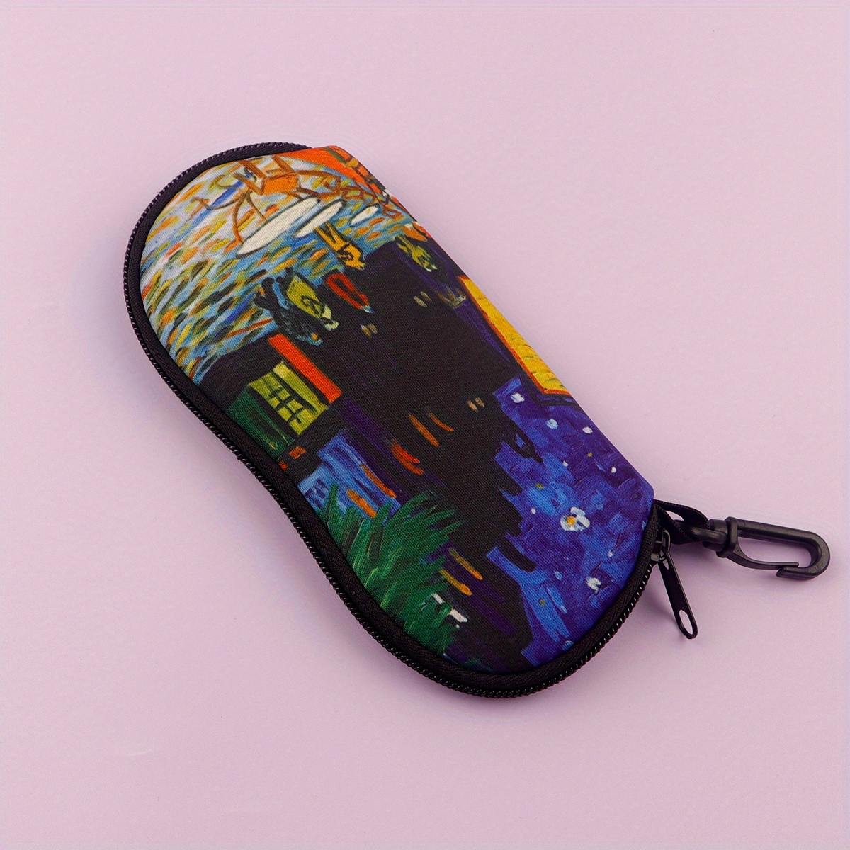 1pc van starry night zippered glasses case Temu Canada