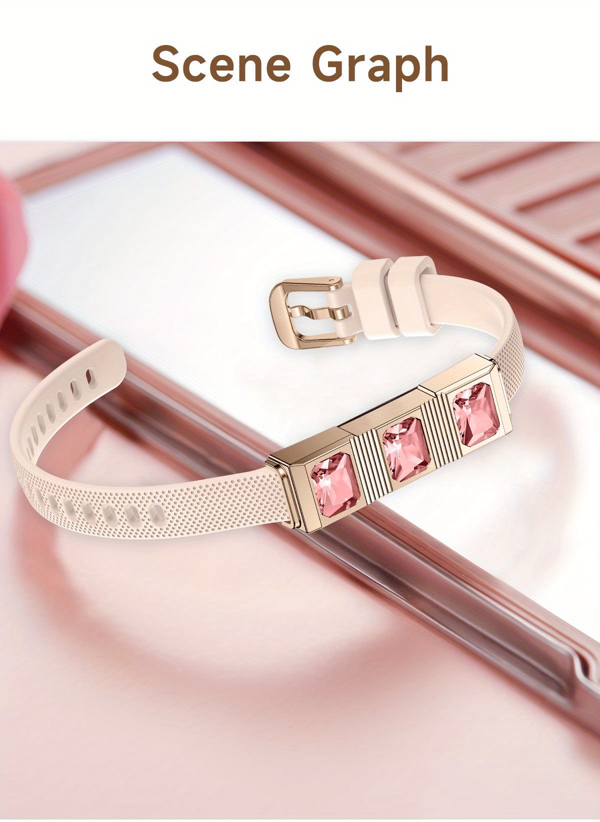 1pc LIGE Women's Smart Bracelet, 24-hour real-time monitoring, Android & iPhone Compatible,, 170+Sports Mode, Pedometer, Activity Record, Smart Watch for Couple, Lovers, BoyFriend & Girlfriend, Ideal Christmas, Birthday, Valentine's Day Gift