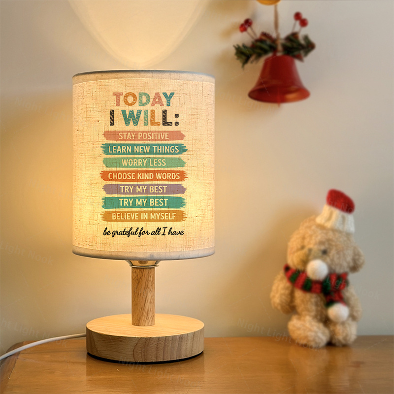 Fabric Table Lamp for Mental Health Awareness