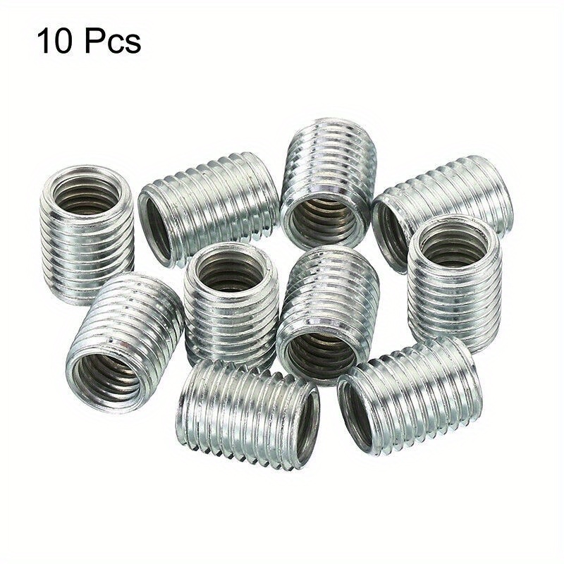 10piece M8 To M6 Thread Adapter Sleeve Reducer Nut 10mm Screw