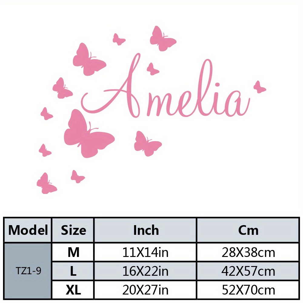 Custom Name Wall Decal - Personalized Vinyl Sticker For Living Room & Bedroom Decor, Removable Modern Home Art
