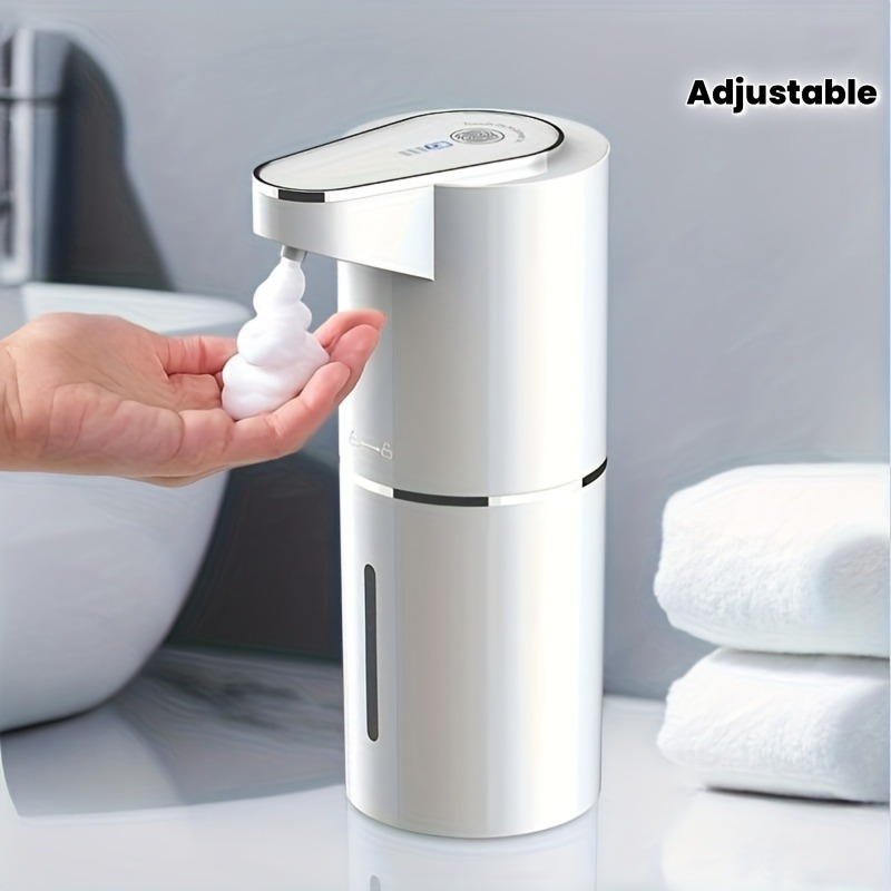 TEMU | Hygienic Automatic Dispenser/hand Dispenser | Wall-mounted, Rechargeable Battery And Usb Interface, Adjustable Settings, Stylish And Modern,