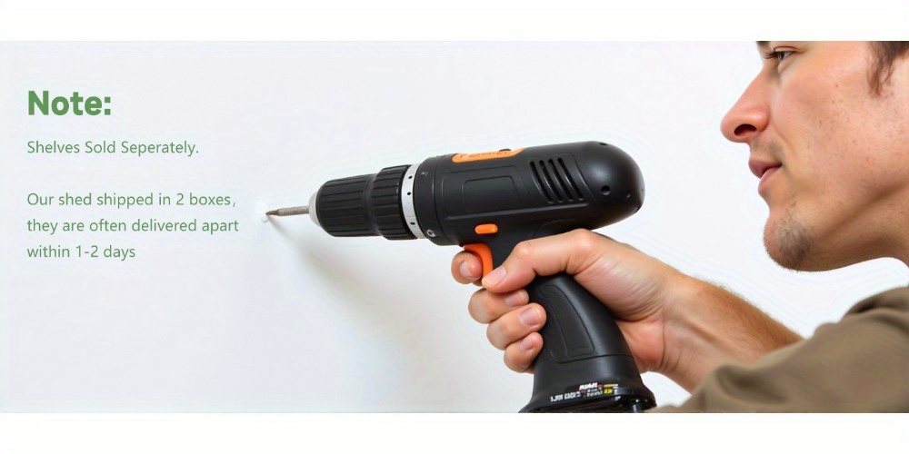 Devoko 34 Cu Ft Resin Outdoor Storage Shed - Waterproof Double Lock Security, No Shelf Design for Trash Can, Garden Tools & Pool Supplies, Durable Weather-Resistant Beige Organizer with Ventilation & Easy Assembly, Outdoor Storage Shed, Tool Organization, Ventilated Design, Sturdy Construction, Storage Sheds