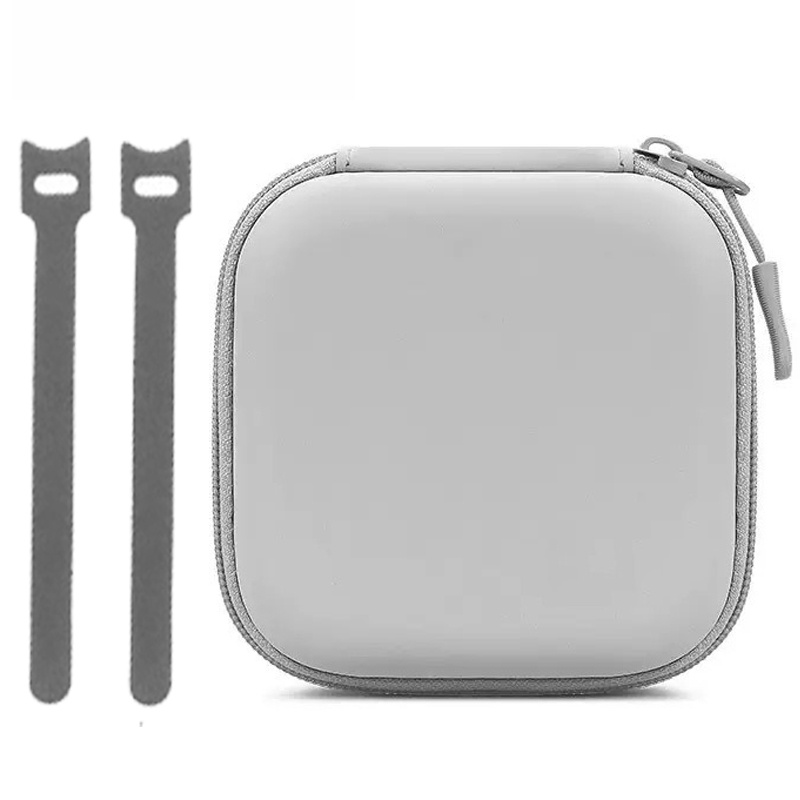 TEMU Small Travel Carrying Storage Box, Bag Compatible With Power Adapter, Laptop Additions Cable, Wire, Headphones | Portable Travel Bag, Cable, Usb