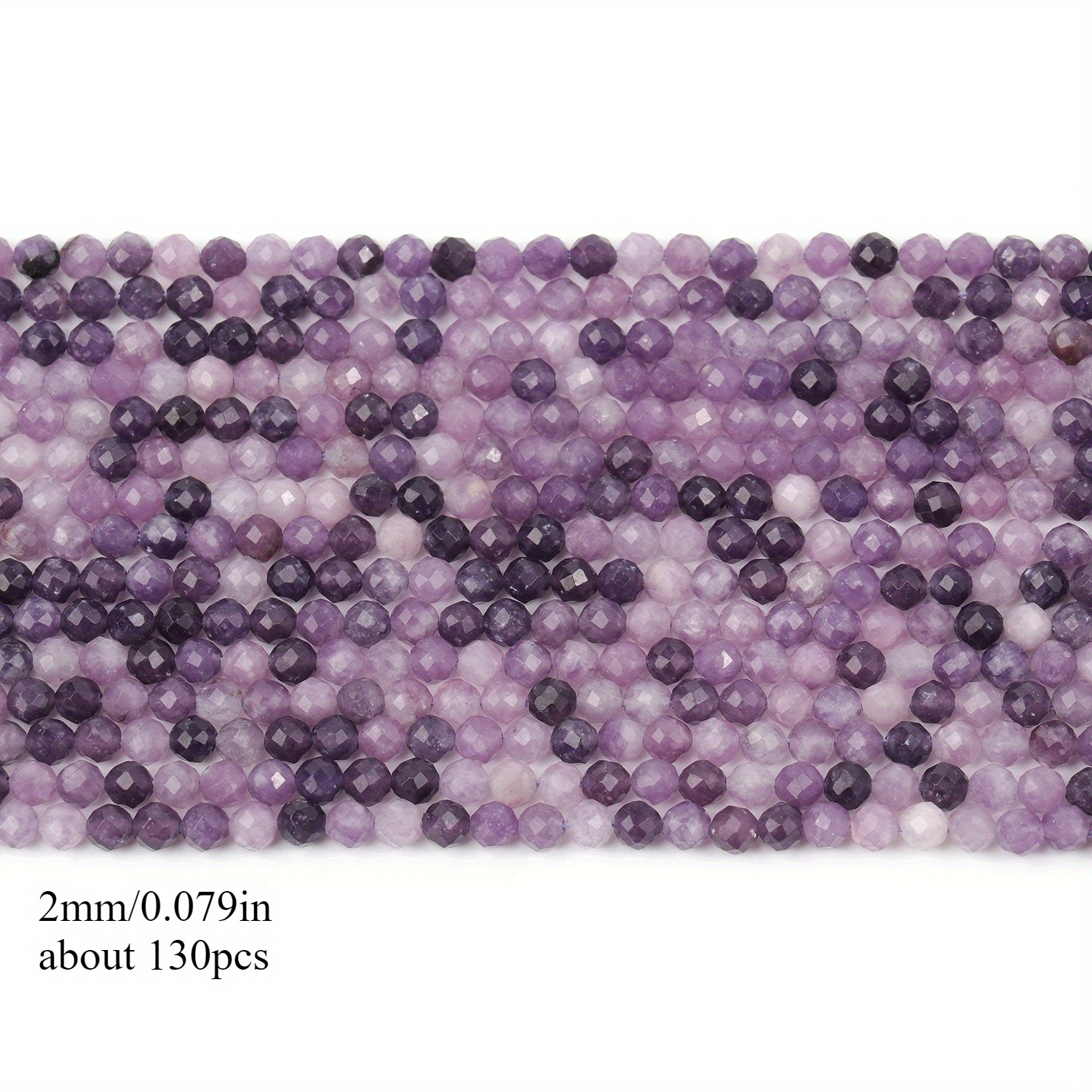 2mm 3mm 4mm Natural Amethyst Stone Beads Mini Small Size Round Loose Spacer Beads, Waist Beads For Jewelry Making , Beading Crafters