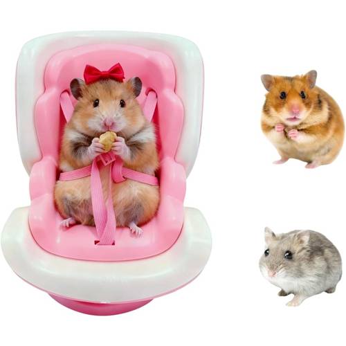 adjustable hamster car seat with leash clip vent mounted cage ornament suitable for hamsters gerbils mice small animal carrier for vehicle habitat decoration ventilation system accessory for car dashboard or use
