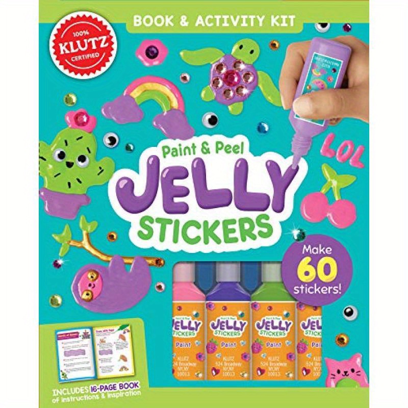TEMU Paint & Peel Jelly Stickers