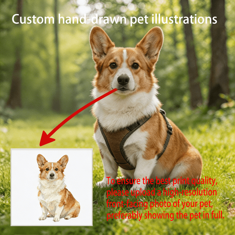 Customizable Portable Pet Water Cup with Custom Images and Names