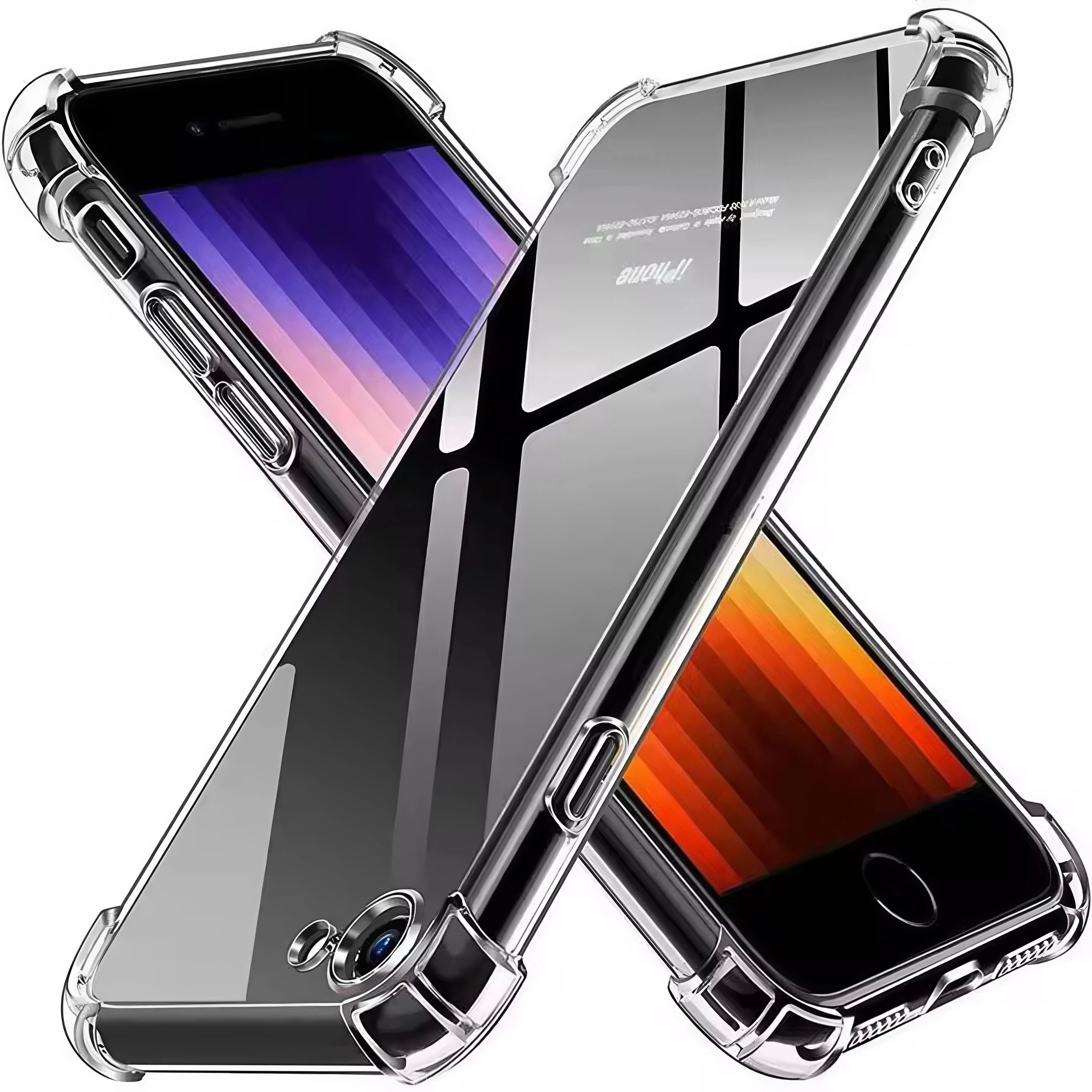 TEMU Phone Case - Clear Mobile Phone Case Made Of Transparent And Tpe, Designed To Be Shockproof And Resistant To Yellowing, Compatible With For