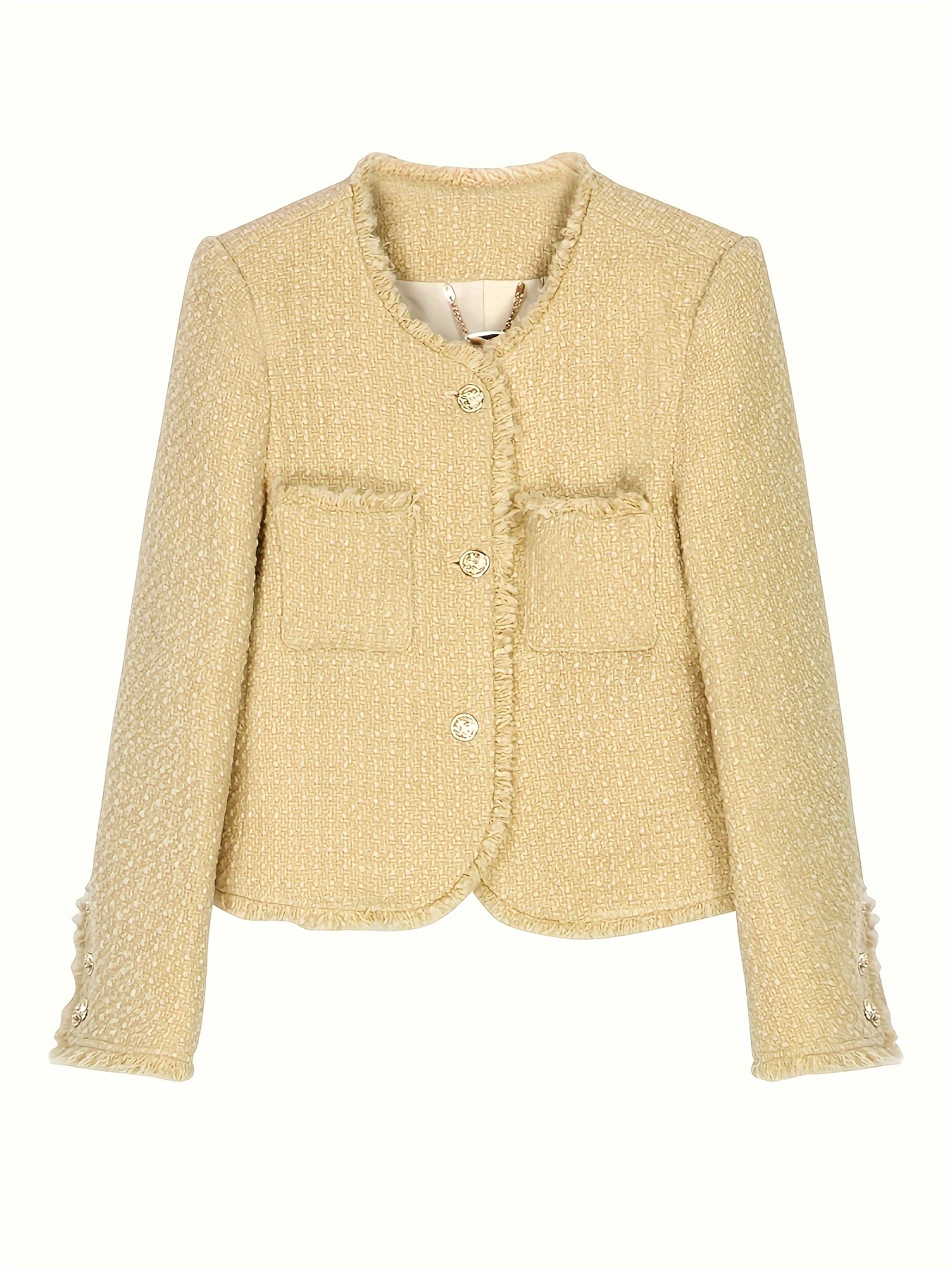 veste en tweed lourd femme manteau court à Temu Switzerland