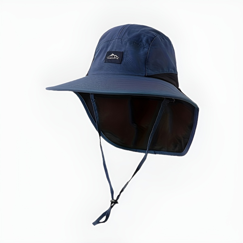 TEMU 1pc Of New Outdoor Bucket Hat, Suitable For Fishing, Travel, Outdoor Camping, And Long - Street Style, The Gift
