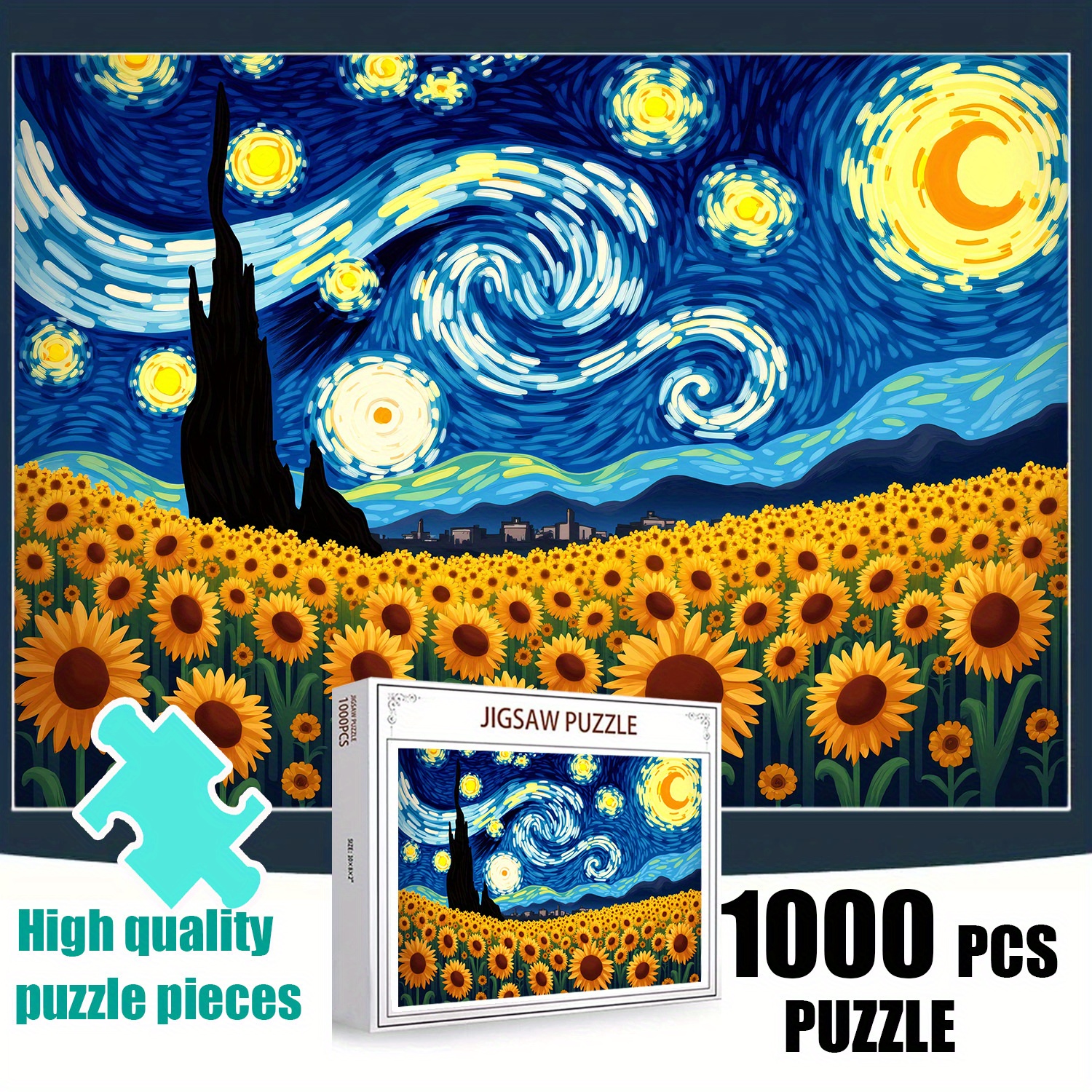 1000 Teile Puzzle Für Erwachsene – Schöne Dorflandschaft, Motiv-Dekoration & Entspannung