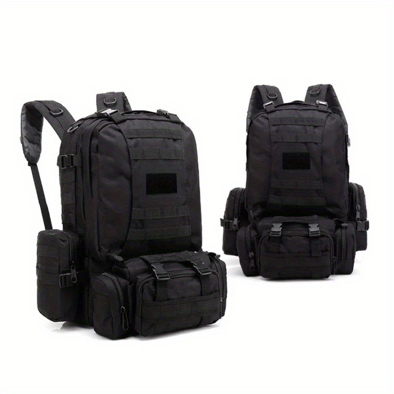 Men's Large Capacity 55L Outdoor Backpack for Hiking