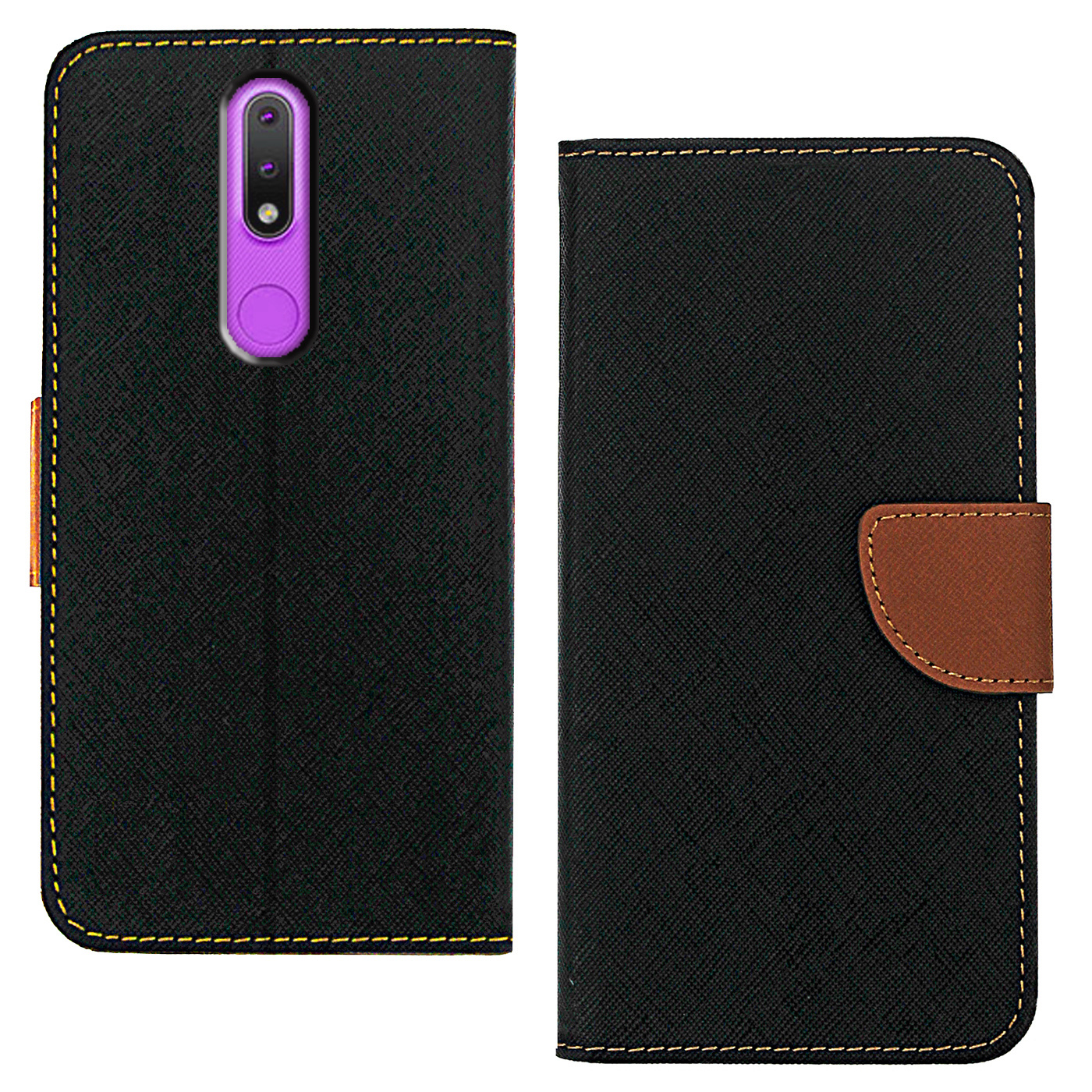 Phone Case Nokia Flip Cover Classic Flip Cover Case Made Black