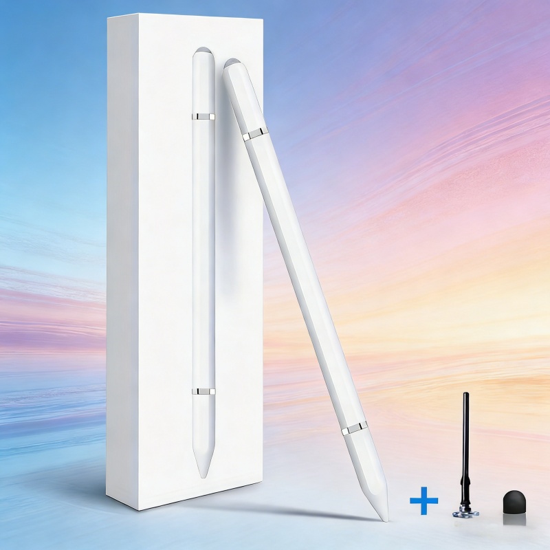 E-shop 3-in-1 Magnetischer Kapazitiver Stift, Universeller Stift für iPad/ Touchscreens, Präzises Mal- & Unterschriftswerkzeug, -Rutsch-Dämpfungsdesign