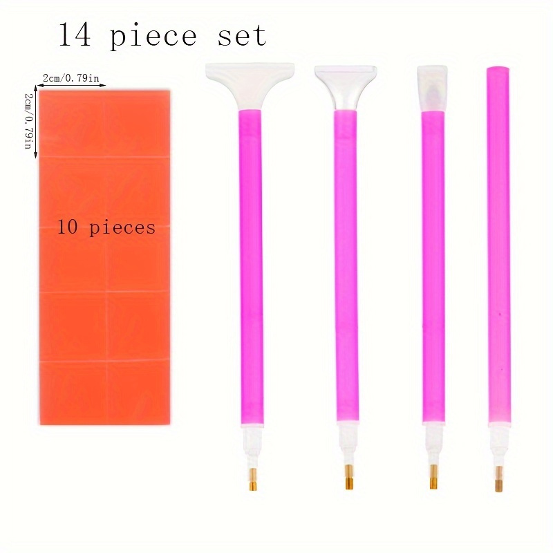 

Kit Complet d'Outils de Peinture au Diamant avec Stylo Quick-Stick et Plâtre - Ensemble d'Accessoires pour l'Artisanat DIY, Kits de Peinture au Diamant