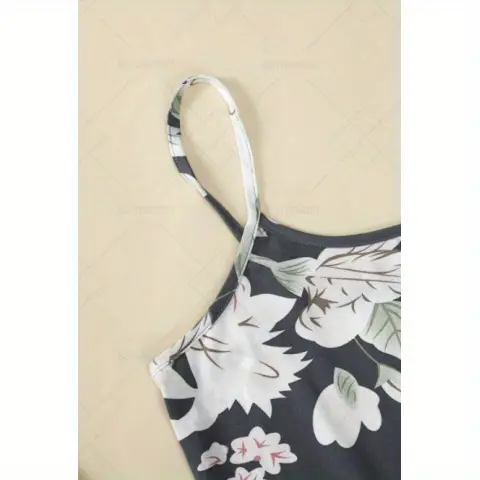 2025 new style home clothes for women three piece set including pure nightgown camisole nightdress and long pants Product details 4