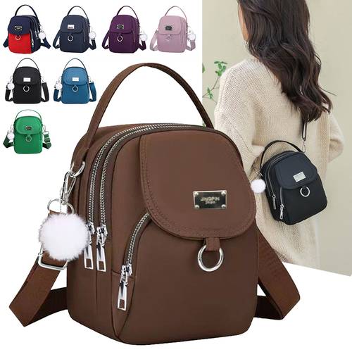 item picture womens shoulder bag 2pcs 1 bag 1 accessory spring summer unisex square bag womens crossbody bag casual fashion solid color multi pocket versatile small bag zipper random