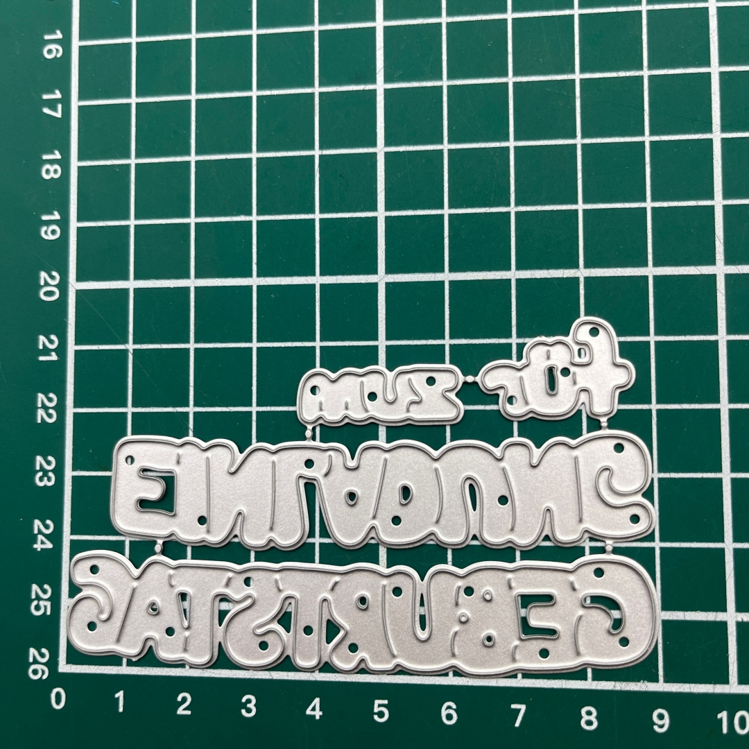 New Funny Birthday Invitation Metal Die Cut Set For , Card And Greeting Card Making, Diy Projects, Crafts