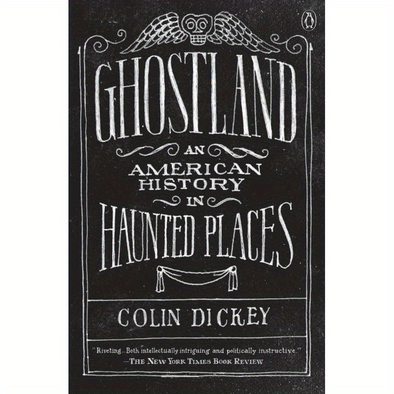 TEMU 1pc Ghostland: An American History In Haunted Places - Colin Dickey's Cultural Encyclopedia Of Haunted Locations, English Language Edition,