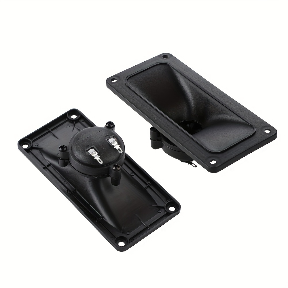 TEMU kit de accesorios de altavoz para interfaz de audio piezoeléctrica de presión rectangular, bocina de tweeter piezoeléctrica, accesorios para