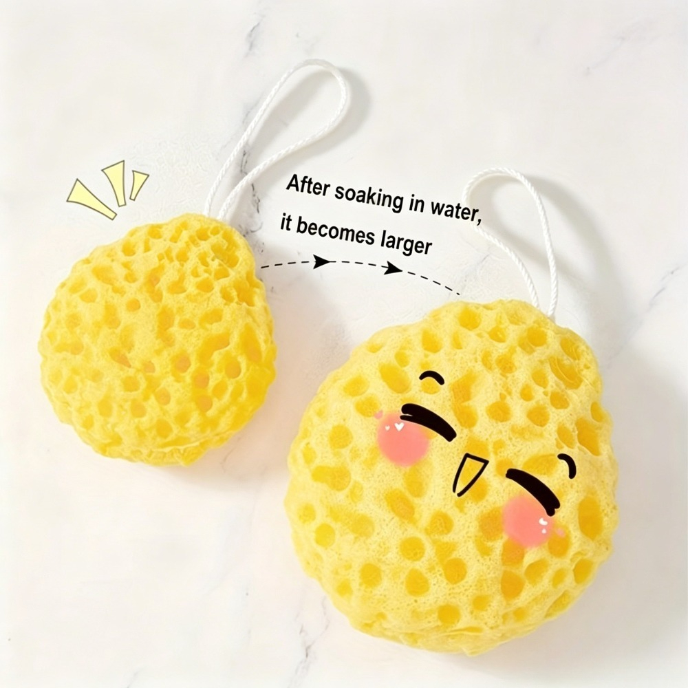 Creative Honeycomb Shape Bath Sponge, Portable Shower Ball