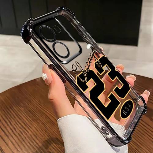ํด๋ํฐ ์ผ์ด์ค - chicago 23 ์คํฌ์ธ ํธ๋ ๋ ํด๋ํฐ ์ผ์ด์ค, xiaomi poco x8 pro max/x8 pro/x7 pro/x6 pro/x5/m7/f8 ultra/f7 pro/f7/f5 pro/f5 ํฌ๋ช
์ ๊ธฐ ๋๊ธ ์ํํธ ํด๋ํฐ ์ผ์ด์ค, ๋ํ ๋ฐฉ์ง ๊ฐํ ์ฝ๋