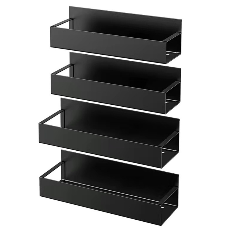 4pcs Metal Magnetic Spice Rack - Strong For Refrigerator Organizer Shelf For Fridge Oven, Durability And , And Clean