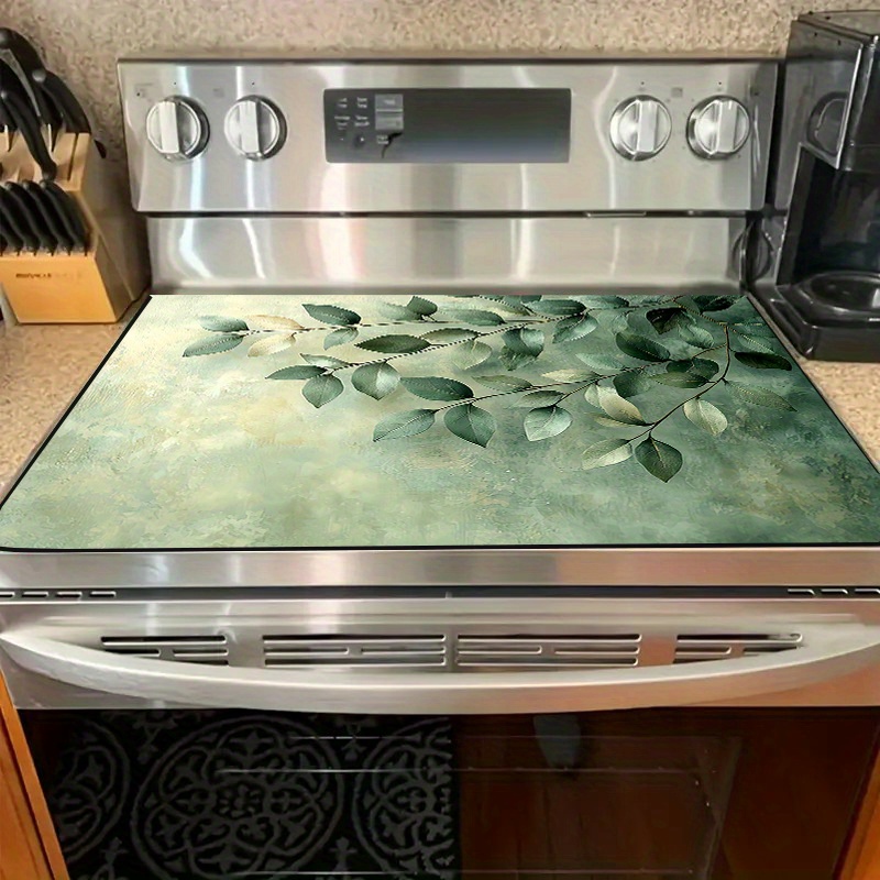 TEMU 1pc With Leaf Pattern. Printed Bowl And Dish Holder Drying Mat, Bar Table Absorbent Pad, Desktop Protection, Heat Insulation Pad, Kitchen Dining