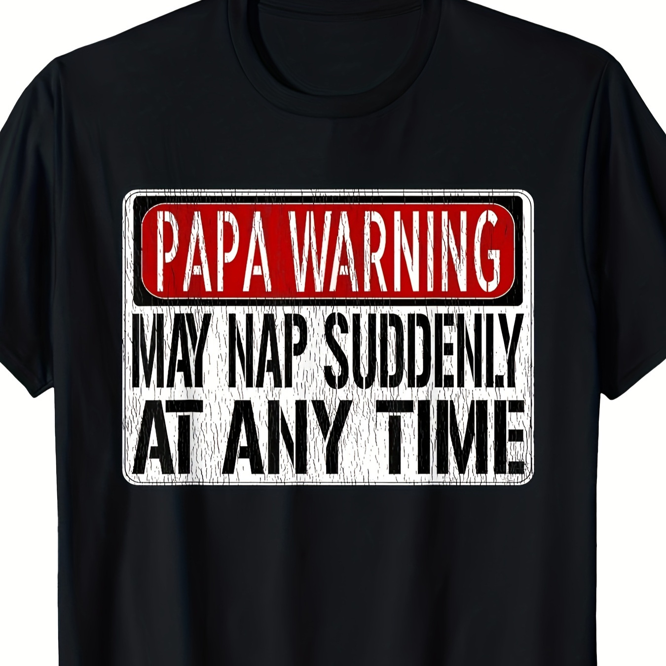 

Humorous ' May Nap ' Graphic Tee - , , Round T-