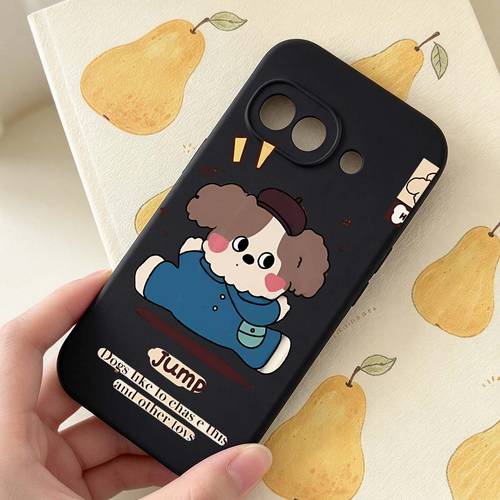 Phone Case: 2D Flat Fashionable Phone Case Suitable for Google Pixel 10/ Pixel 8A/8Pro Pixel 9/9A/9PRO/9PRO XL TPU Transparent Cover, 2D Flat