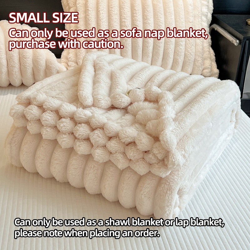 TEMU Couverture Chaude et Douce Queen King/Full/Twin Xl/Twin, Plaid Épais et Anti-Statique, pour Chambre à Coucher Salon, Dortoir Bureau, Couverture