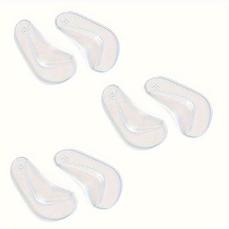 3 Pairs Comfortable Arch Support Insoles - Silicone Gel Heel Cushion Pads with Adjustable Bow Strap, Ergonomic Design for High Heels, Sneakers &amp; Boots - Unisex Foot Care for All-Day Comfort, Shoe Insoles
