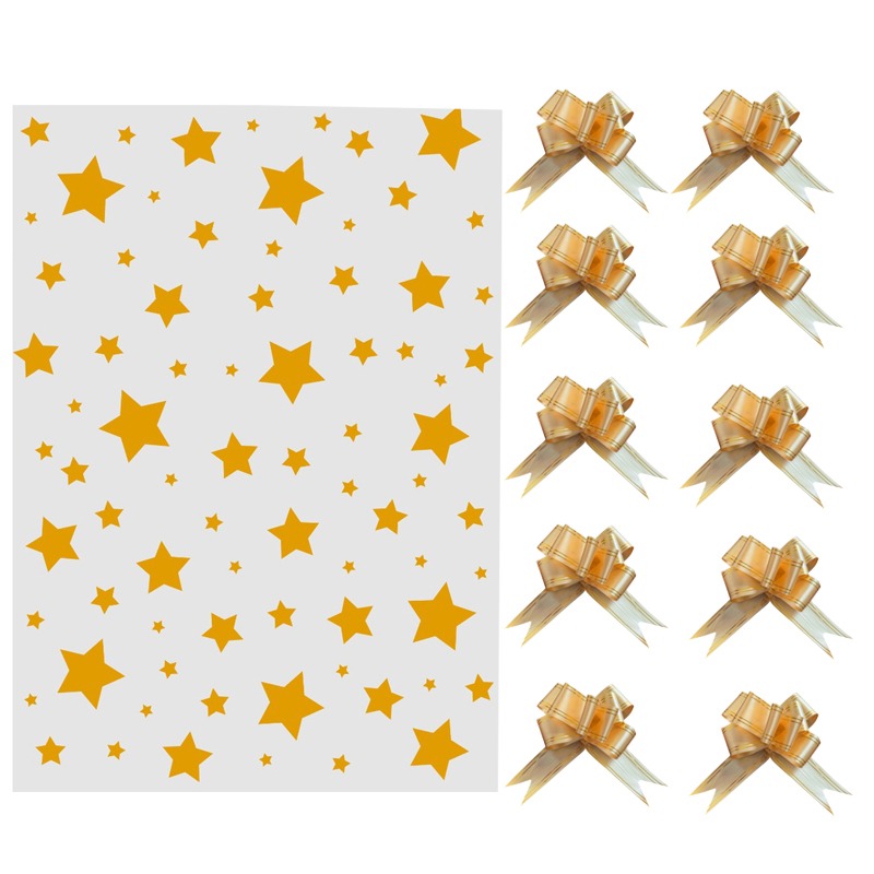 TEMU 10pcs/ Transparent Gift Bags, Ribbon, Empty Bags Do Not Basket. Suitable For Halloween Pumpkins, Decorations, And Christmas Snowmen, Christmas