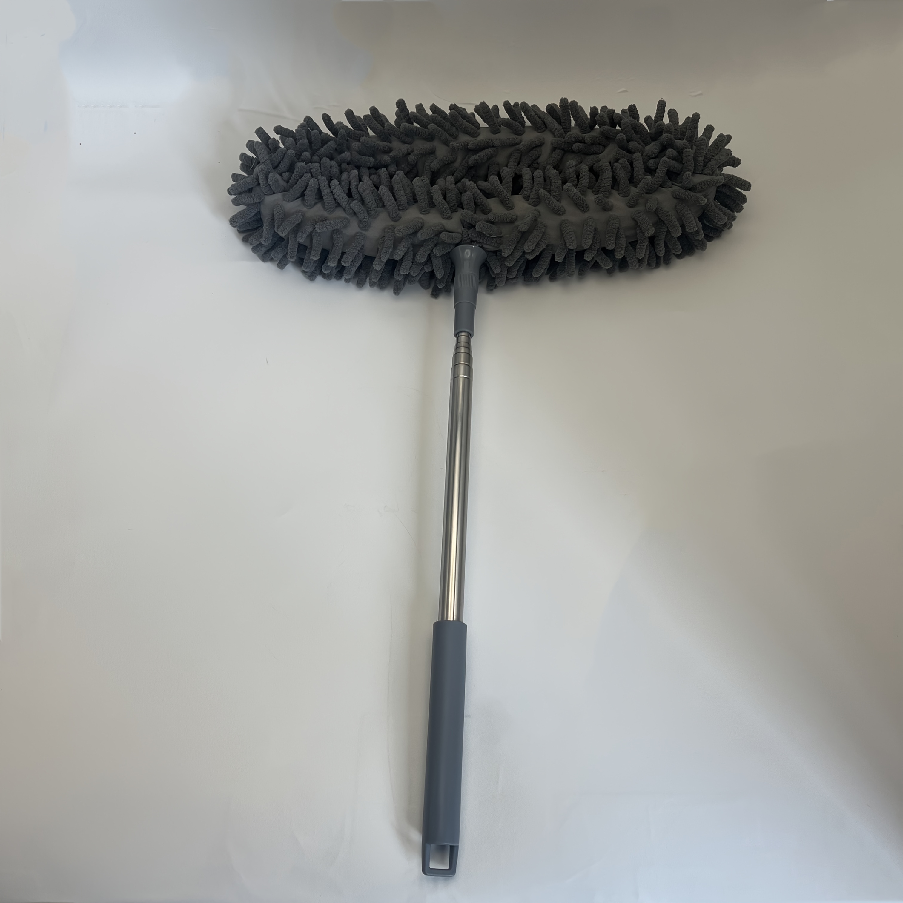 TEMU Flexible Ceiling Fan Cleaner Duster Washable Fan Duster, With 57 Inch Extension Pole- Double-sided Chenille Head For Of High Ceiling Fans,