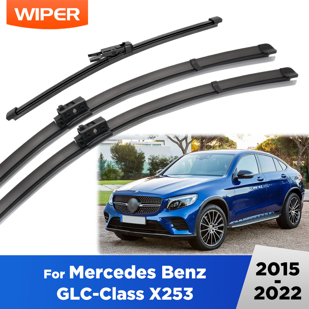 TEMU Wiper Lhd Front & Rear Wiper Blades Set For Mercedes-benz X253 2015 - 2022 Windshield Windscreen Window 22"22"12"