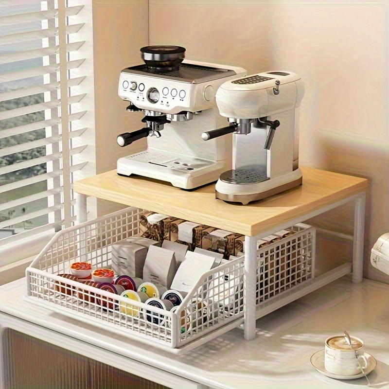Space Saving Kitchen Countertop Organizer Drawer Metal