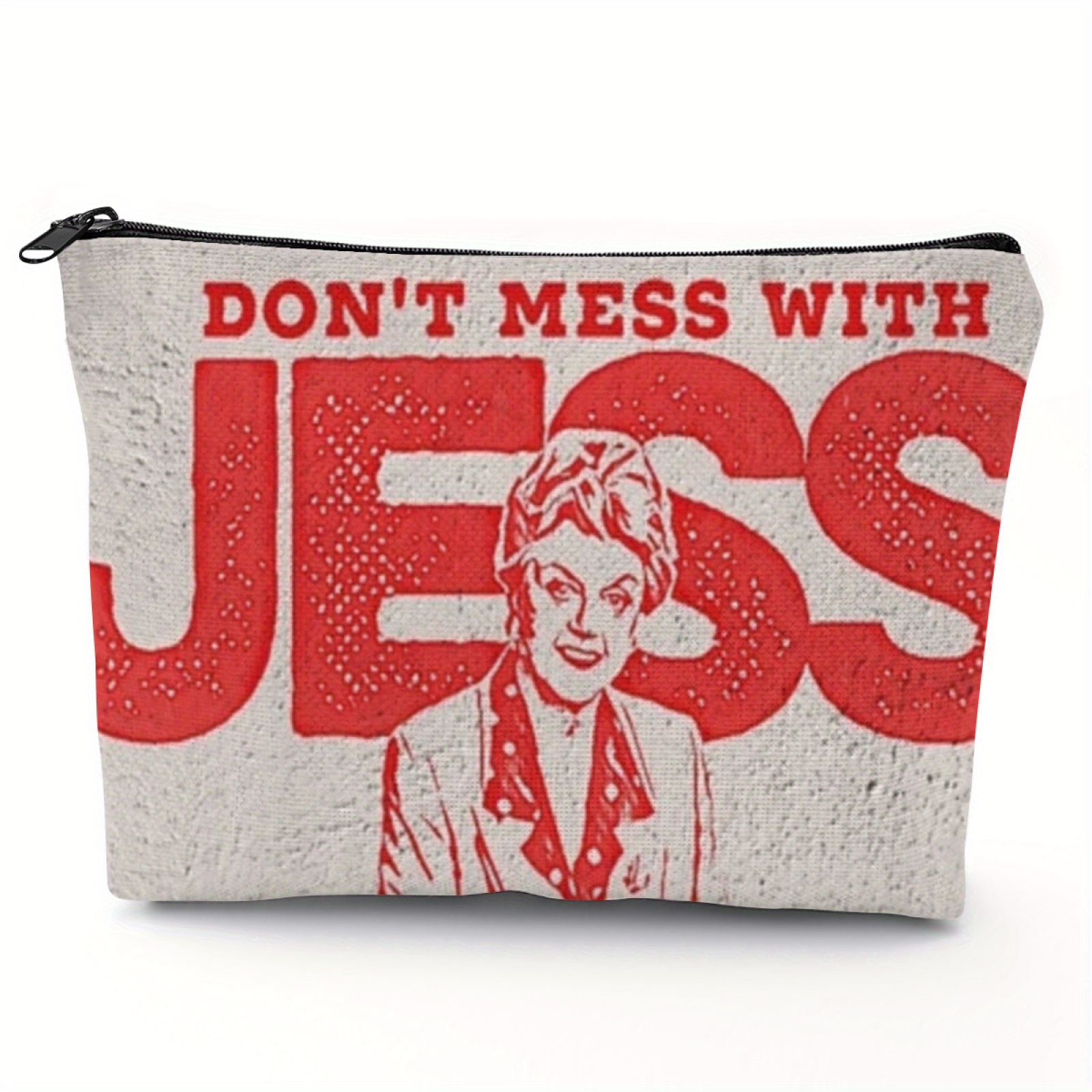 1pc   dont mess with   makeup bag handbag toiletry bag pencil case gift bag cosmetic storage and essentials   travel vacation   and camping toiletry travel bag