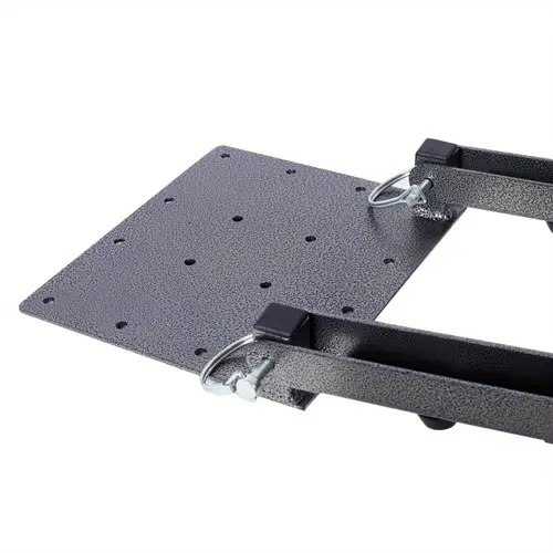pickup tailgate ladder universal type stainless steel self drilling hex screws for durable aluminum pedal clamping plate and sturdy rubber ladder feet