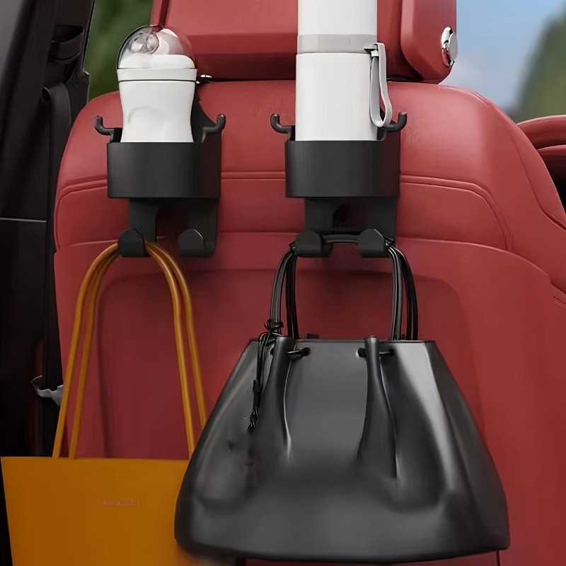 

Multi-functional Car Seat Storage Organizer, Abs Resin, Rear Seat Cup Holder, Box, Umbrella Holder, Hanging Bag Accessory, Interior Accessory For Vehicles