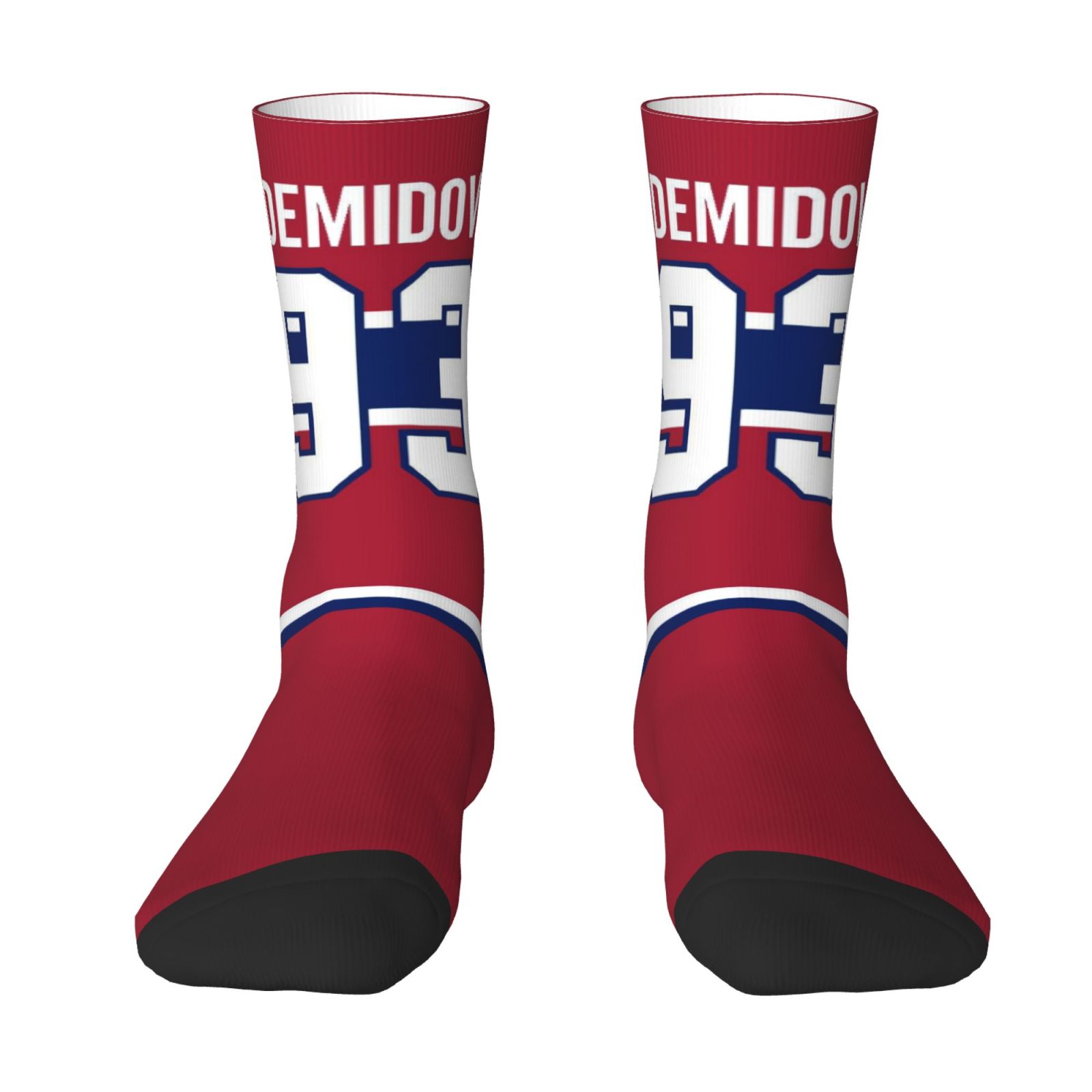 TEMU 1 Paire de Chaussettes Imprimées en Polyester pour Homme, Chaussettes Cadeau Passionnés de Sports Ballon de Glace