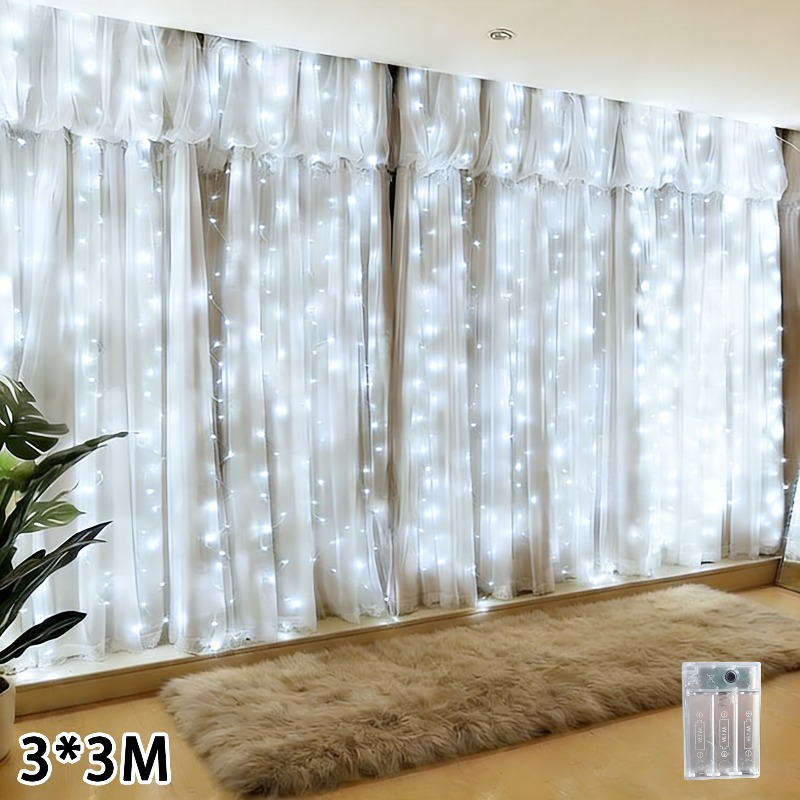 TEMU 1pc - Guirnalda de luces de de X , 14 de protección IP44, ideal para dormitorio, , patio, camping, valla, tienda de campaña, , boda, decoración