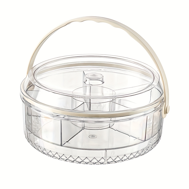 TEMU Portable Large-capacity Fruit Preservation Container, Sealed Beverage Ice Bucket For Outdoor Use, Suitable For Fruit, Beer, , And Ice Cubes