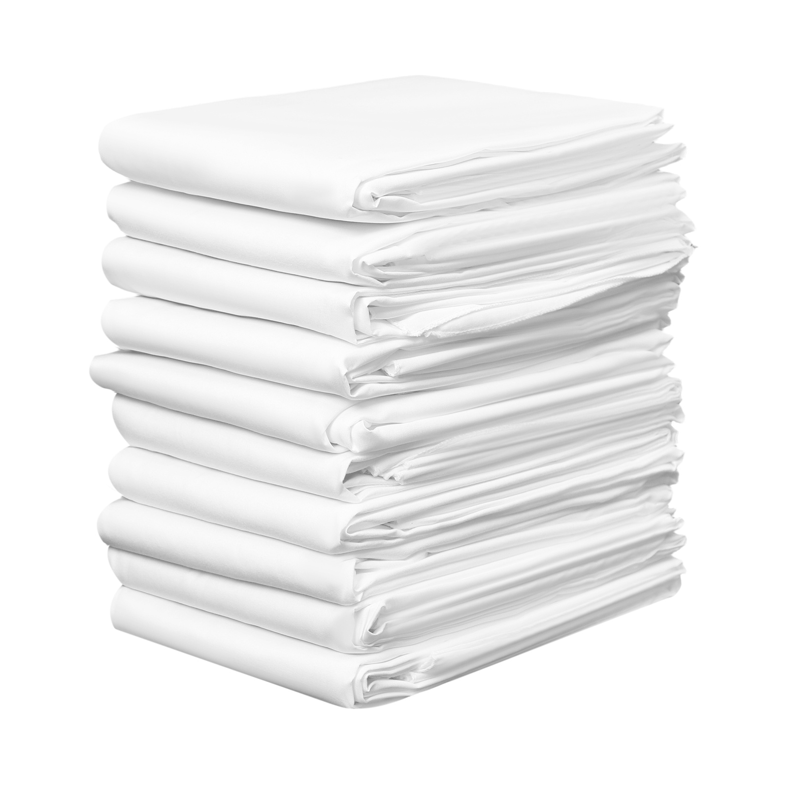 TEMU Lot de 10 nappes blanches pour fêtes, 8,5 x 5 pieds - Ensemble de nappes rectangulaires de qualité supérieure, lavables en machine et
