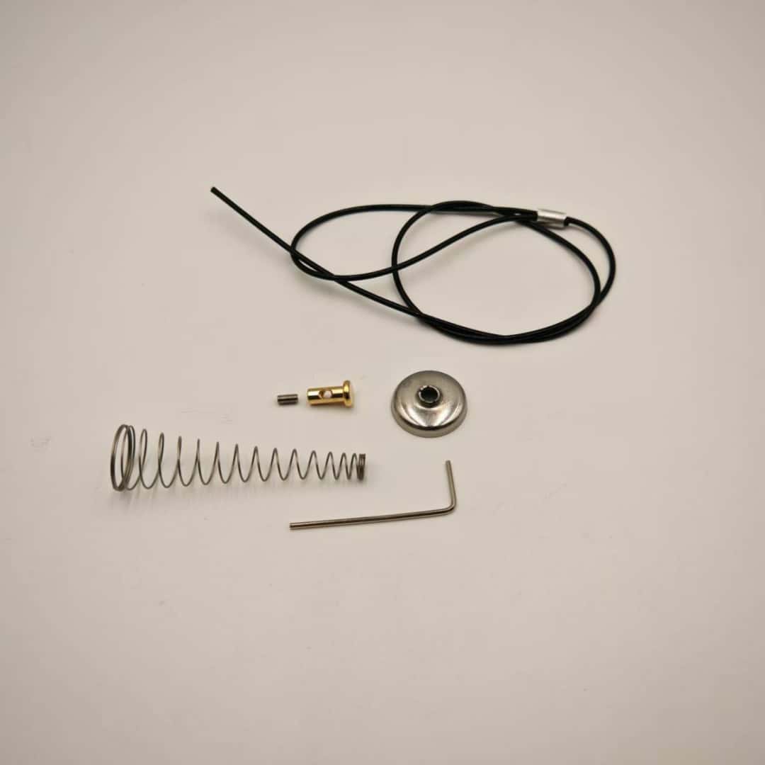 TEMU 6pcs/set Of Heavy-duty Self-locking Spring Pull Rope Accessory Pack - Screws, Including Garden, Fence And Wooden Doors - Protect Teenagers And