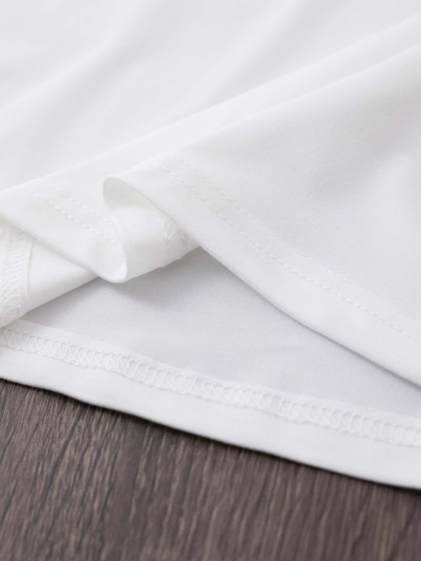 Letter print t-shirt, short sleeve crew neck casual top, Women's clothing