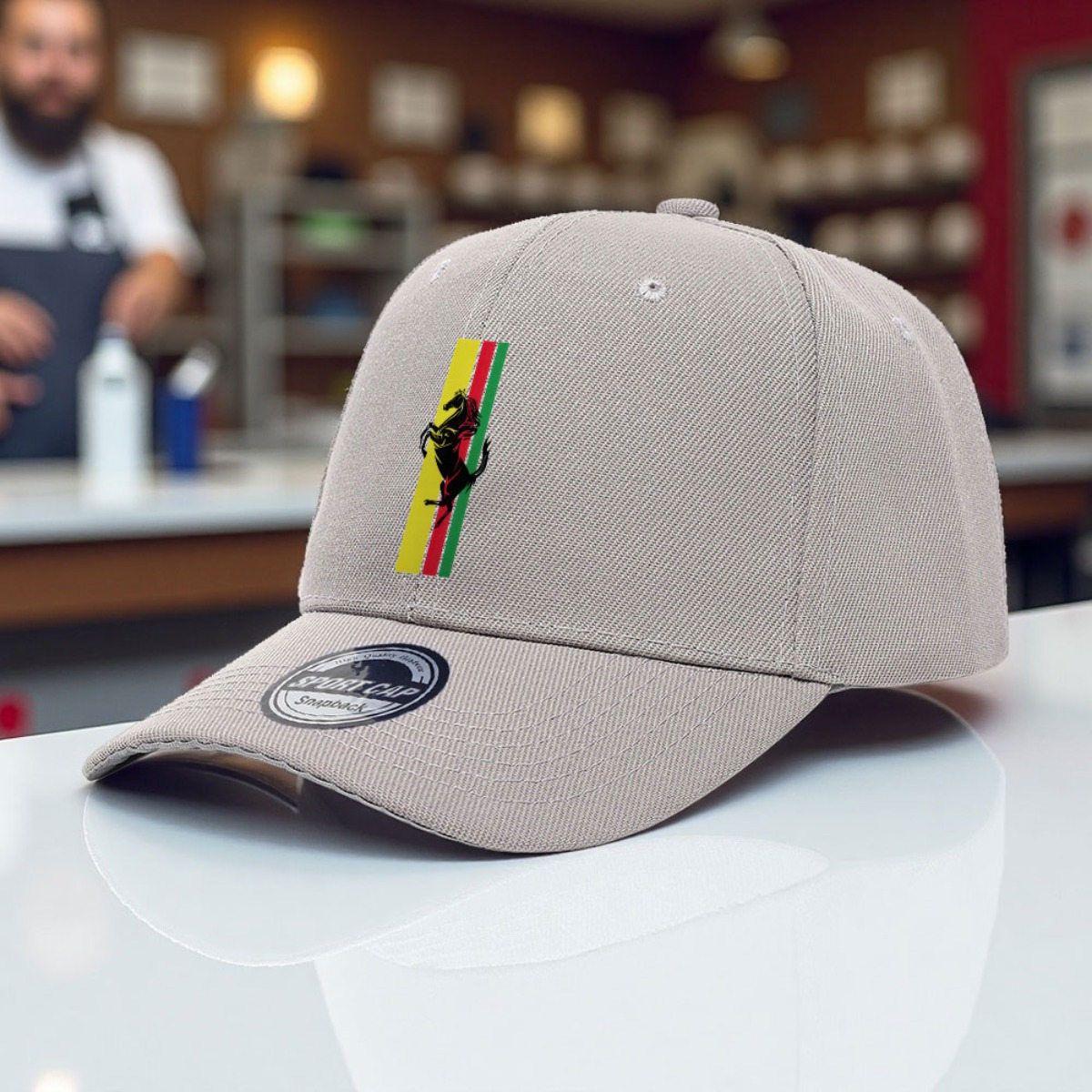 1 stuk Charles Leclerc 16 F1 2024 Vintage Print Baseballpet