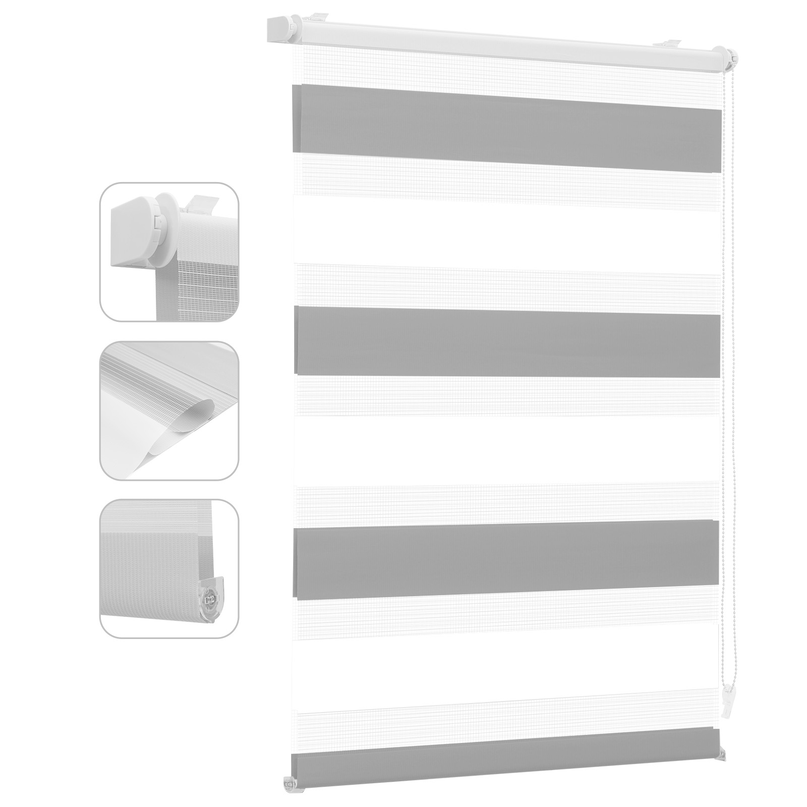 Image of Sekey Zebra Blind 90g, 2-in-1 Light Control Window Shade, Privacy Protection For Bedroom Living Room