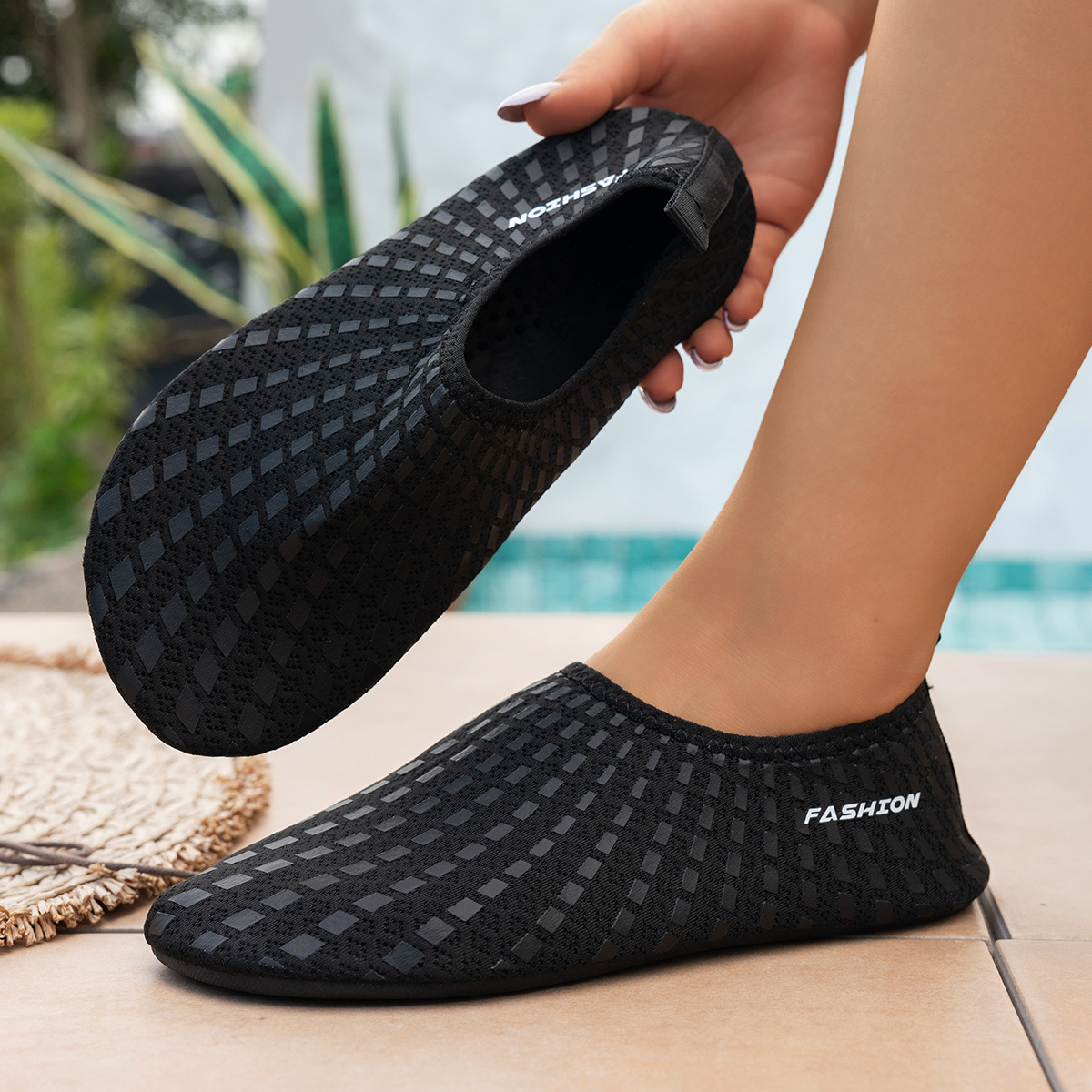 Women's Quick-Dry Water Shoes with Elastic Breathable Fabric